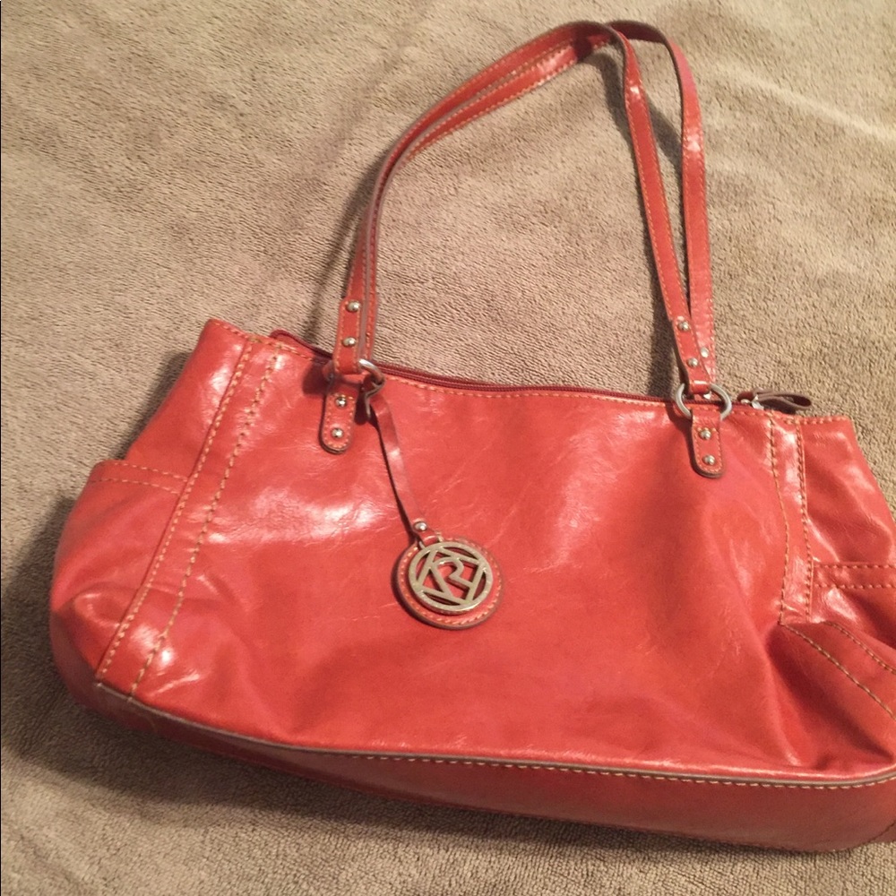 Rust/orange Relic handbag